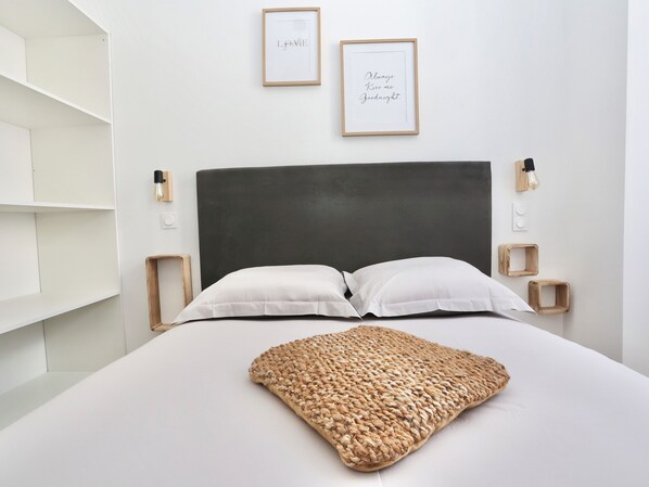 1 slaapkamer, beddengoed