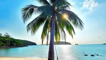 Private beach nearby