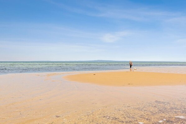Tæt på stranden
