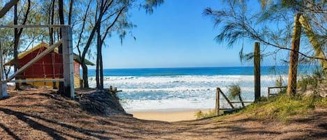 Plage, sable blanc