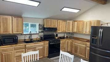 Microwave, oven, stovetop