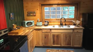 Microwave, oven, stovetop, paper towels