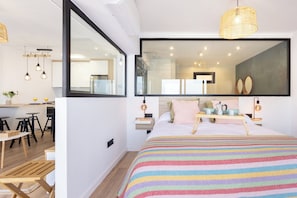 1 室のベッドルーム、アイロン / アイロン台、WiFi、ベッドシーツ