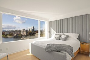 2 soverom, skrivebord, strykejern/-brett og wi-fi