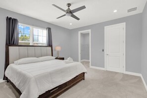 3 bedrooms, iron/ironing board, travel cot, WiFi