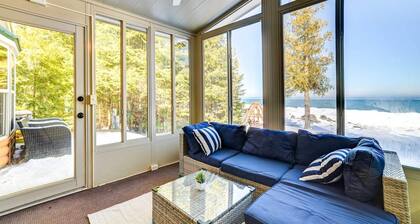 Lake Huron Cozy Cabin Escape w/ Sauna, Fire Pit, and Private Waterfront Access