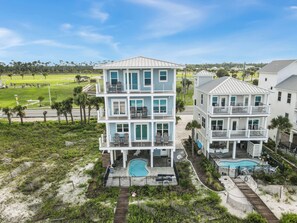 Exterior - Oak Rest Barn, is a custom built gulf front home w/pool, pet friendly, $250 credit for beach gear! (Port Saint Joe)