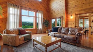 TV connectée, cheminée