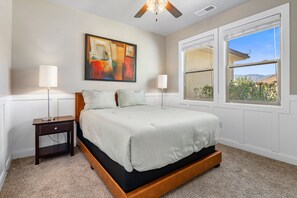 4 bedrooms, iron/ironing board, free WiFi, bed sheets