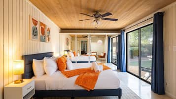 8 bedrooms, iron/ironing board, travel crib, free WiFi