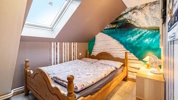 2 soveværelser, gratis Wi-Fi, sengetøj