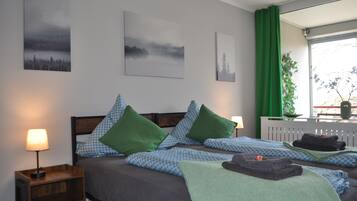 1 chambre, fer et planche Ă repasser, Wi-Fi gratuit, draps fournis