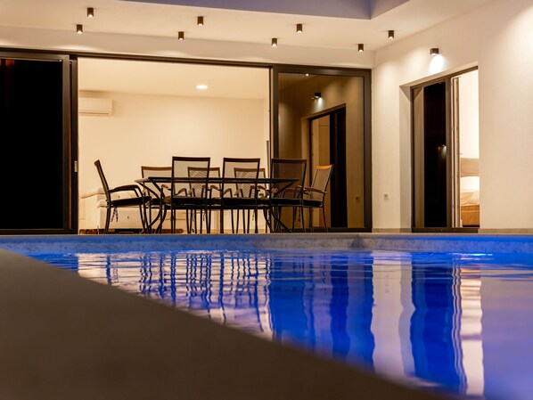 Piscine chauffée