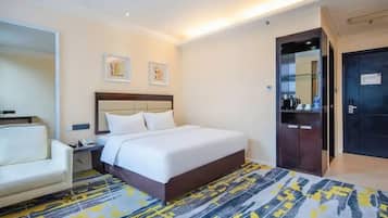 Comfort Room, City View | Bathroom | Hair dryer, slippers, towels, soap