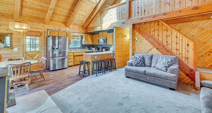 Alpine Cabin w/ Deck: 3 Mi to Luna Lake!