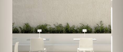 Sala de estar en el lobby