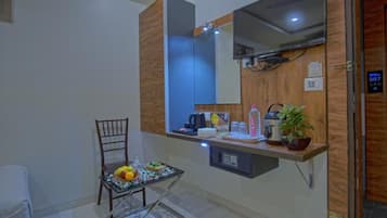 In-room safe, blackout curtains, soundproofing, iron/ironing board