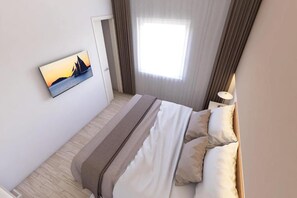 2 bedrooms, iron/ironing board, travel cot, free WiFi