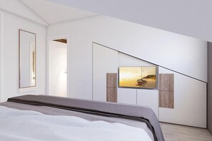 2 bedrooms, iron/ironing board, travel crib, free WiFi