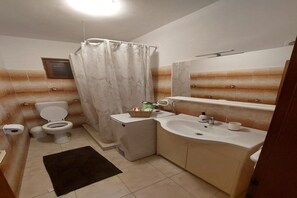 Shower, hair dryer