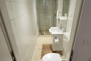 Shower, hair dryer