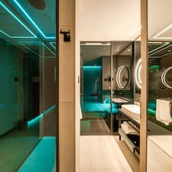 1 quarto, roupas de cama premium, cofres nos quartos, escrivaninha