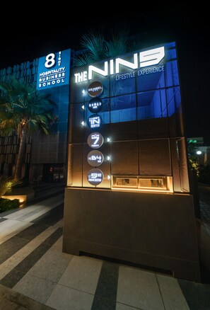 Front of property – evening/night