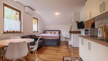 1 kamar tidur, Wi-Fi gratis, dan seprai linen
