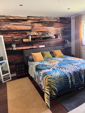 4 bedrooms, travel cot, free WiFi, bed sheets - Romantic country house vacation apartment Relax with pony rides, carriage rides (Mettingen)