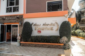 Voorkant van accommodatie