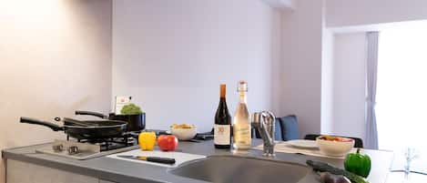 Chambre Double Supérieure | Cuisine privée