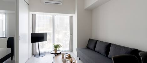 Chambre supĂ©rieure double | Rideaux dâobscurcissement, fer et planche Ă repasser