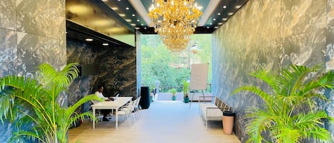 Interior entrance