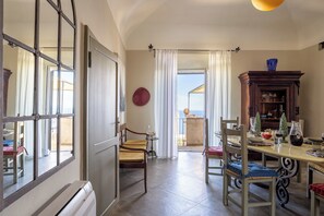 Apartment, Sea View | Dining room - Sunset Populonia (Piombino)