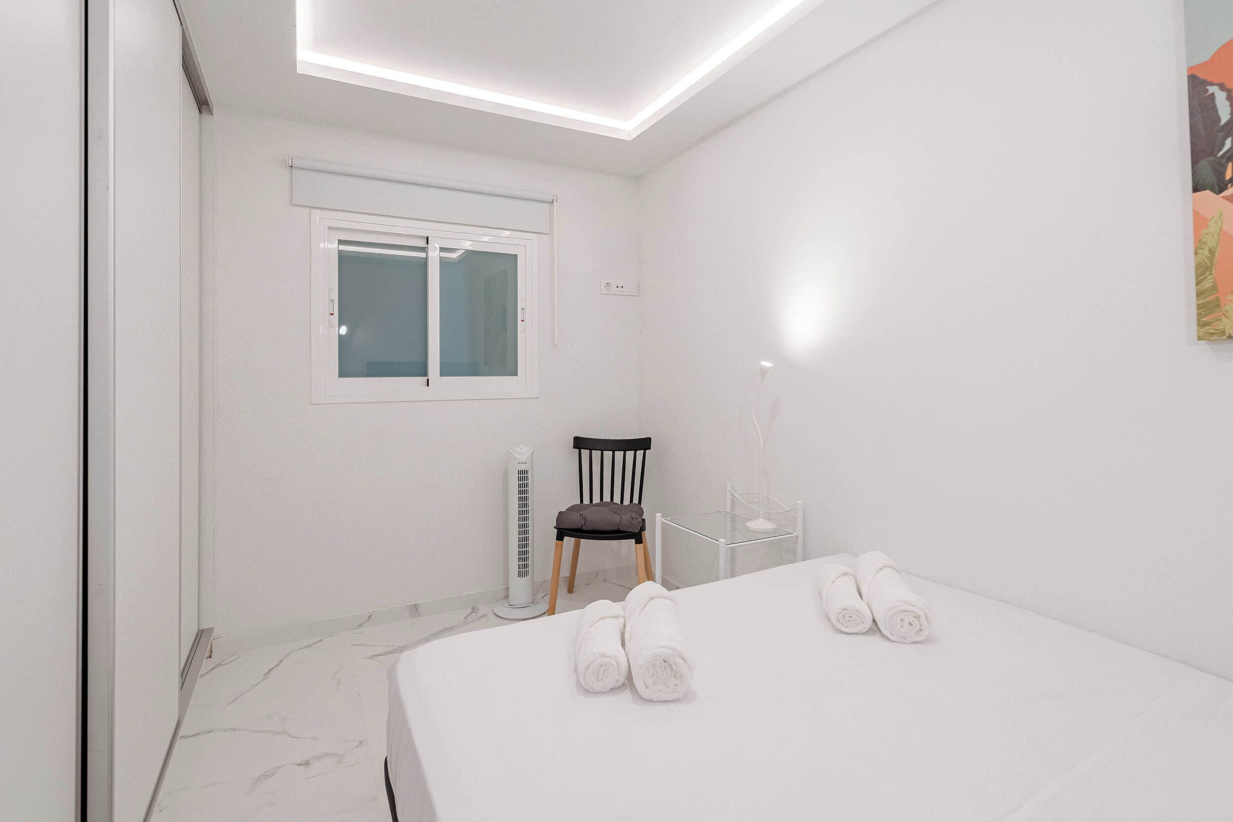 2 bedrooms, iron/ironing board, travel crib, WiFi