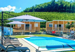 Pool - Saxida 2 BR Bungalow Vineyard/Pool View (Nova Gorica)