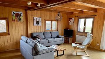 TV connectée, cheminée