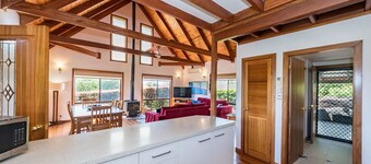 Pioneer cottage with panoramic valley views.
