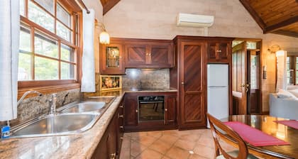Designed for a romantic escape hidden behind the trees.