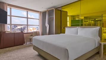 Deluxe-Zimmer, 1 King-Bett | Hochwertige Bettwaren, Zimmersafe, Schreibtisch