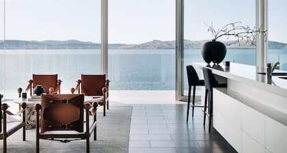 Luxury waterfront home with beach access