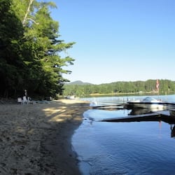Private beach, beach towels, kayaking, motor boating