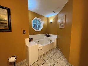 Shower, hair dryer, shampoo