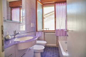 Haartrockner, Bidet, Handtücher