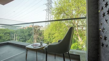 Uitzicht vanaf balkon