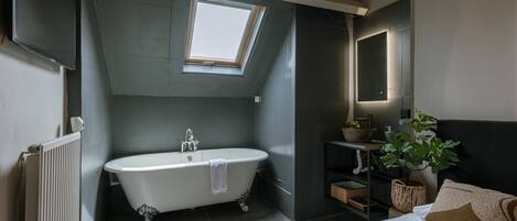 Leilighet | 1 soverom, skrivebord og internett