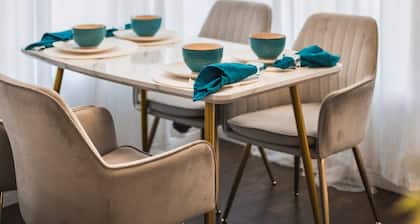 Modern Cozy Retreat With Pool Fireplace