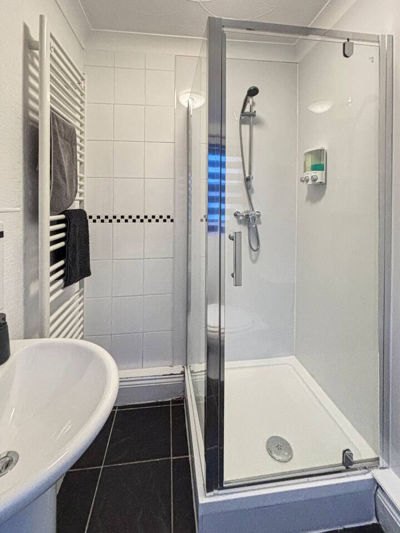 Shower, hair dryer