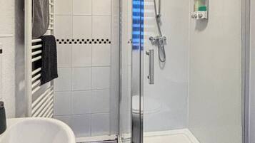Shower, hair dryer