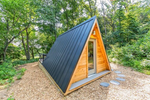New A-Frame Tiny Home Retreat -With Private Sauna!